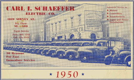 The Schaeffer Electric Service Fleet, circa 1950